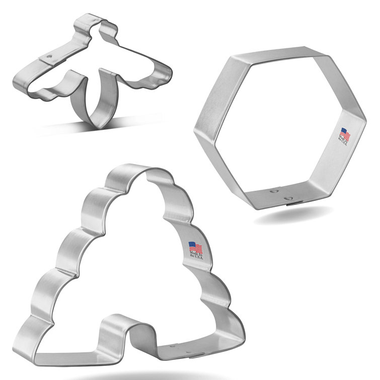 3 Piece NonStick Cookie Cutter Wayfair